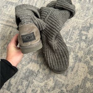 Ugg woven tall boots size 8